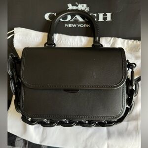 Coach Rogue Top Handle in black with box